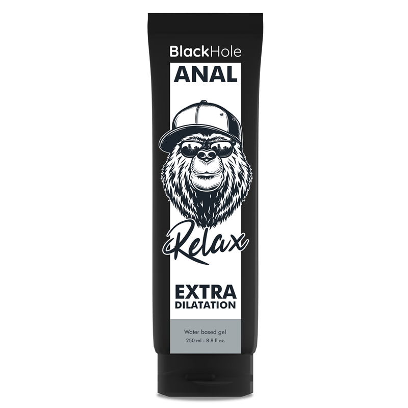 BLACK HOLE - GEL BASE DE ÁGUA DILATAÇÃO ANAL 250 ML