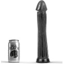 ALL BLACK - DILDO CON PLUG 31 CM