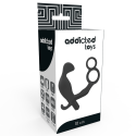 ADDICTED TOYS - PLUG ANAL COM ANEL DE PÊNIS DUPLO E TESTÍCULOS