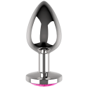 COQUETTE CHIC DESIRE - ANALPLUG METALL PINK FARBE GRÖSSE L 4 X 9 CM