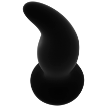 OHMAMA - PLUG ANAL EN SILICONE COURBÉ POINT P 12 CM