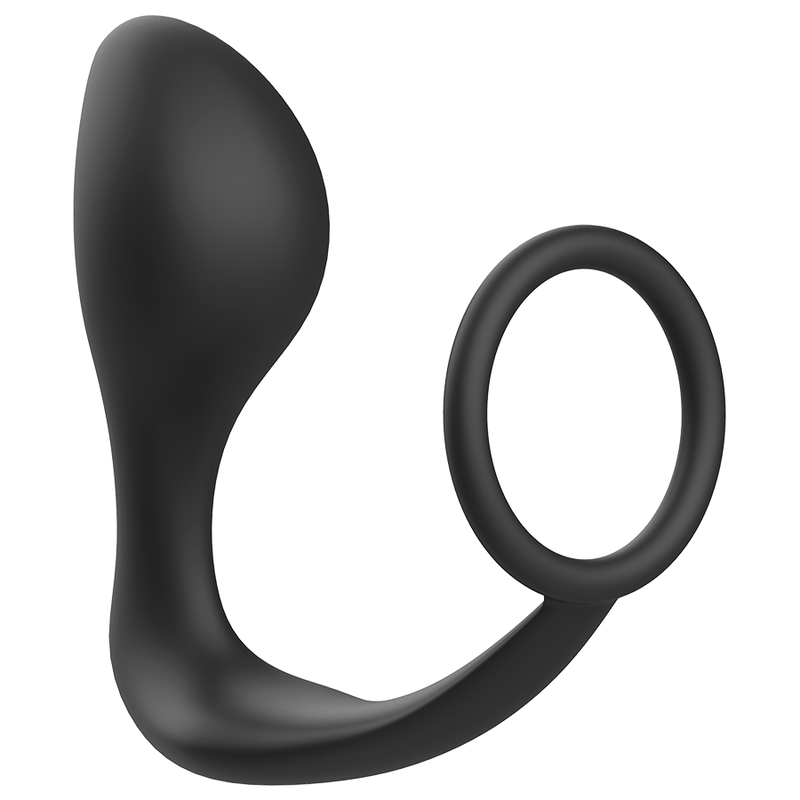 ADDICTED TOYS - ANAL PLUG WITH BLACK SILICONE RING