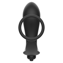 ADDICTED TOYS - PLUG ANAL VIBRATÓRIO COM ANEL PARA PÊNIS