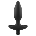 ADDICTED TOYS - MASSAGER PLUG ANAL COM VIBRAO PRETO