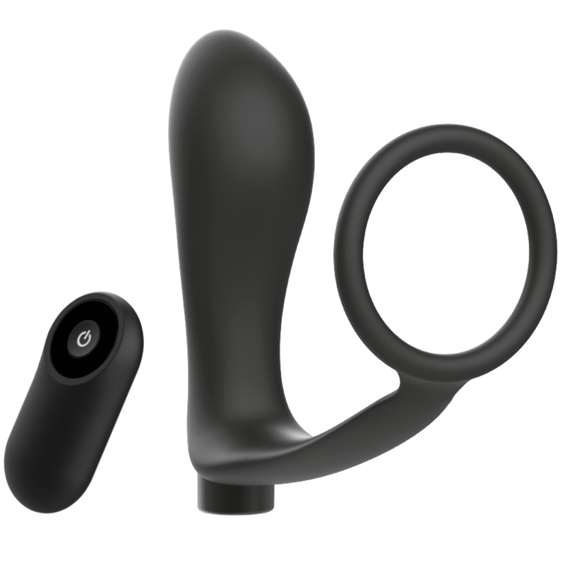 ADDICTED TOYS - ANNEAU PÉNIS AVEC TÉLÉCOMMANDE PLUG ANAL NOIR ADDICTED TOYS - ANNEAU PÉNIS AVEC TÉLÉCOMMANDE PLUG ANAL NOIR