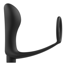 ADDICTED TOYS - ANELLO PER PENE CON TELECOMANDO PLUG ANALE NERO