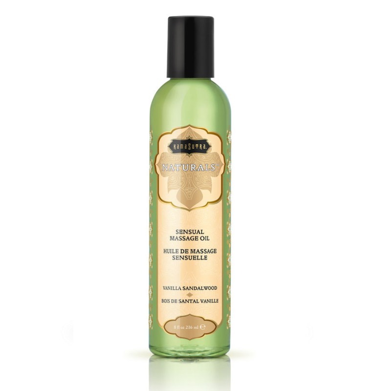 KAMASUTRA - OLIO DA MASSAGGIO ALLA VANIGLIA CON LEGNO DI SANDALO 236ML