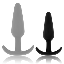 OHMAMA - SILICONE ANAL PLUG WITH SMALL HANDLE