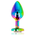 OHMAMA - IRIDESCENT HEART ANAL PLUG SIZE M