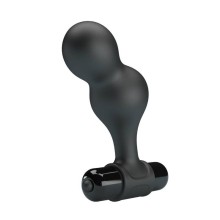 MR PLAY - PLUG ANALE VIBRATORE IN SILICONE NERO