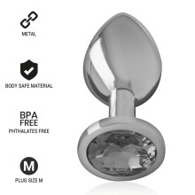 INTENSE - ANALPLUG AUS ALUMINIUMMETALL MIT SCHWARZEM GLAS