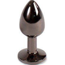 SECRETPLAY - PLUG ANAL EN GUNMETAL PETITE TAILLE 7 CM