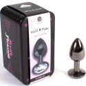 SECRETPLAY - PLUG ANAL EN GUNMETAL PETITE TAILLE 7 CM