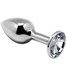 ALIVE - ANAL PLEASURE MINI PLUG METALL WEISS GRÖSSE S