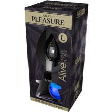 ALIVE - ANAL PLEASURE MINI PLUG METALL BLAU GRÖSSE L