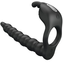 PRETTY LOVE - BLACKNEY ANÉIS PARA PÊNIS COM PLUG VIBRADOR