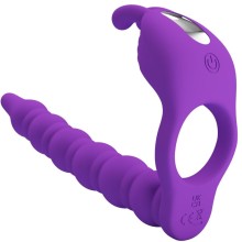 PRETTY LOVE - BLACKNEY ANÉIS PARA PÊNIS COM PLUG VIBRADOR