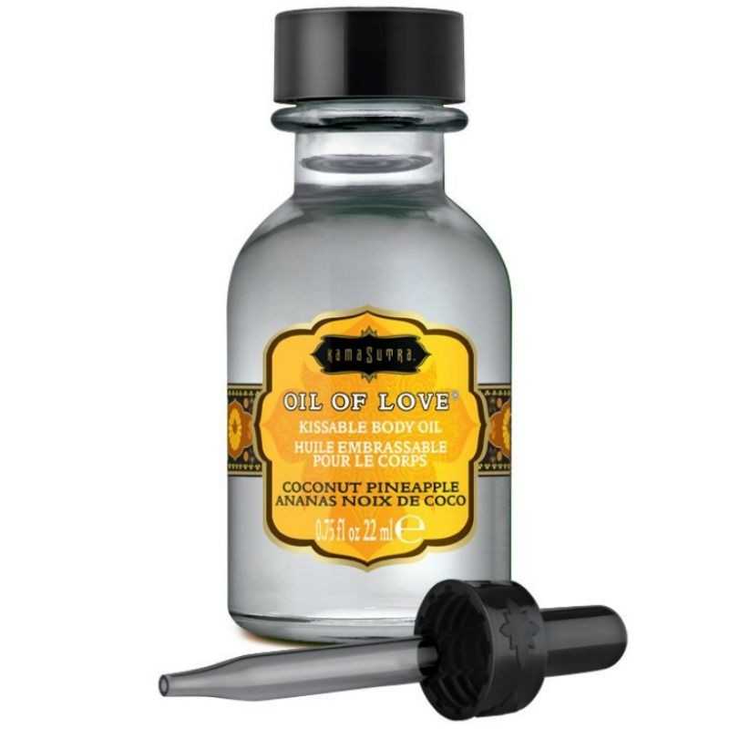 KAMASUTRA - ÓLEO COMESTÍVEL COCO E ABACAXI 22 ML KAMASUTRA - ÓLEO COMESTÍVEL COCO E ABACAXI 22 ML