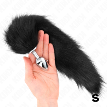 KINK - PLUG ANAL TAILLE S 7 X 3 CM AVEC QUEUE SYNTHÉTIQUE 40 CM