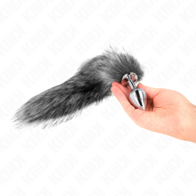 KINK - ANAL PLUG GRÖSSE M 8 X 3,5 CM MIT KUNSTSTOFFSCHWANZ 40