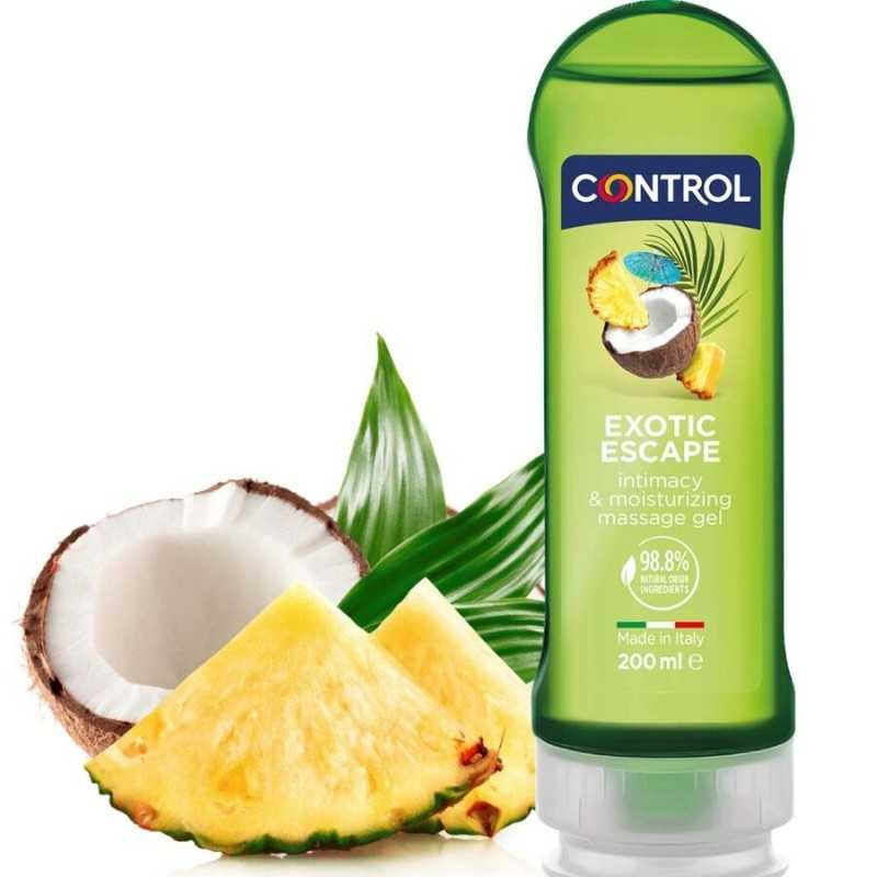 CONTROL - 2 EN 1 MASSAGE PLAISIR EXOTIQUE 200 ML