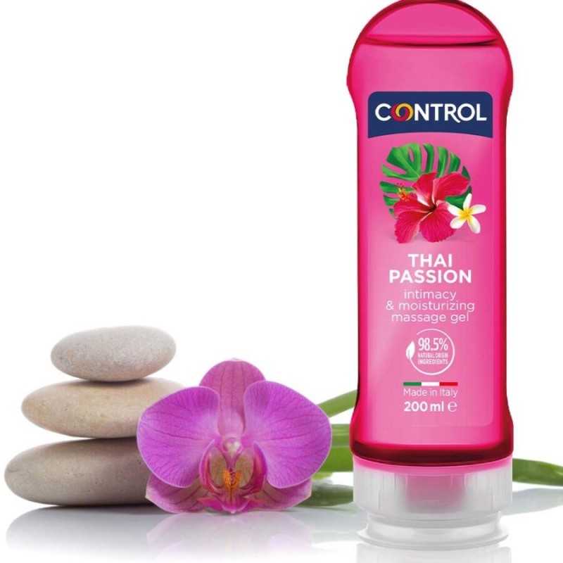 CONTROL - 2 EN 1 MASSAGE VERGNÜGEN THAI PASSION 200 ML CONTROL - 2 EN 1 MASSAGE VERGNÜGEN THAI PASSION 200 ML
