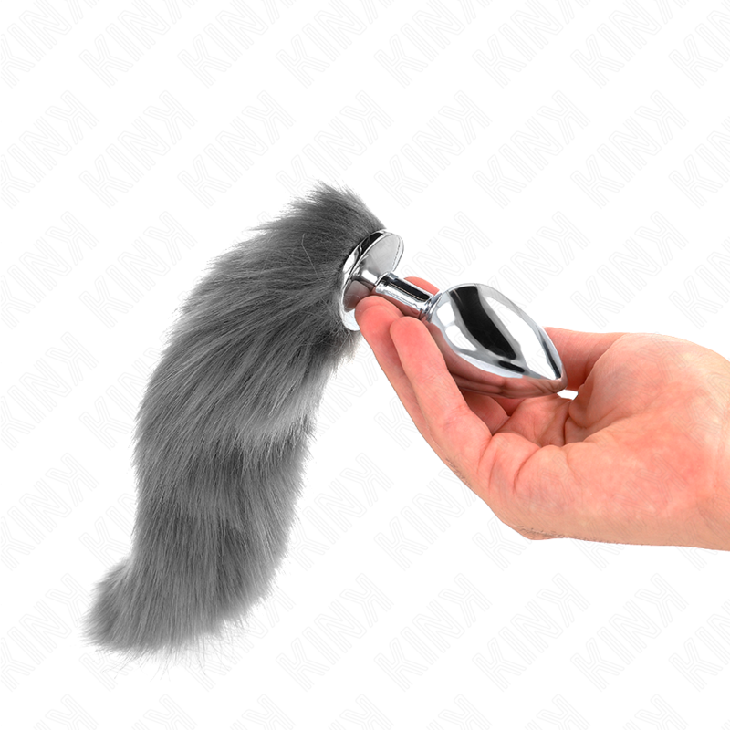 KINK - ANAL PLUG GRÖSSE L 10 X 4 CM MIT KUNSTSTOFFSCHWANZ 40 CM