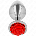 KINK - PLUG ANAL ROSA VERMELHO TAMANHO M