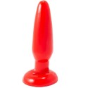 BAILE - PLUG ANAL PEQUENO VERMELHO 15 CM