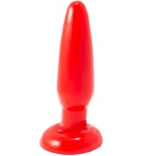 BAILE - PLUG ANAL PEQUENO VERMELHO 15 CM