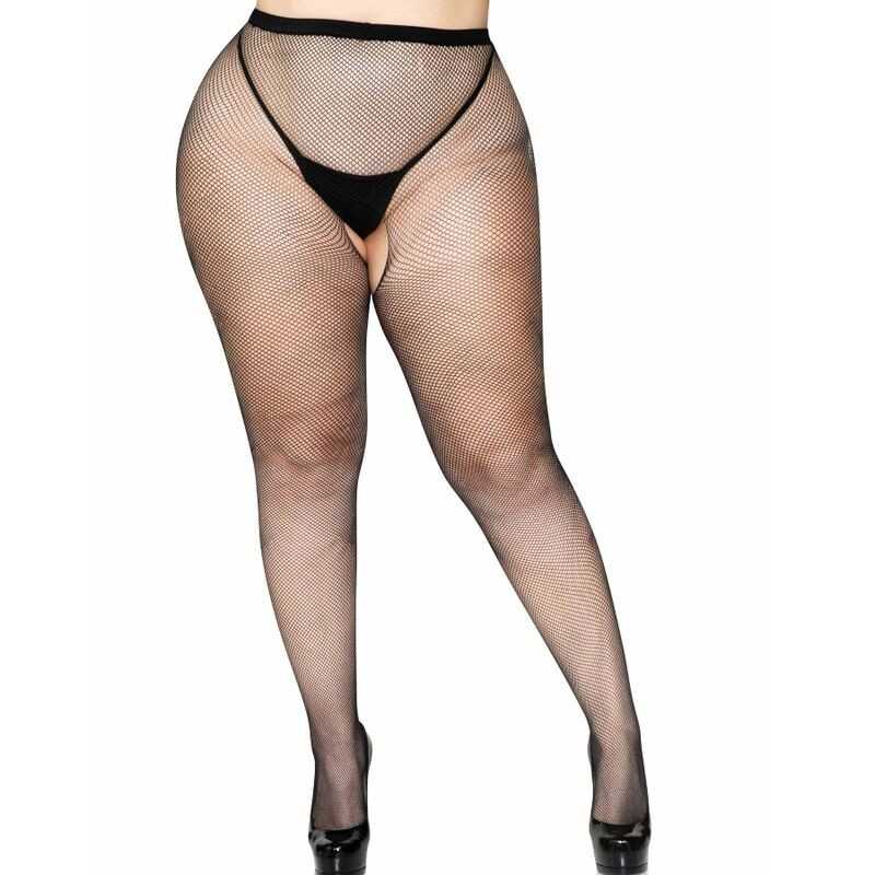 LEG AVENUE - MESH-HOSE MIT SCHRITTÖFFNUNG PLUS LEG AVENUE - MESH-HOSE MIT SCHRITTÖFFNUNG PLUS
