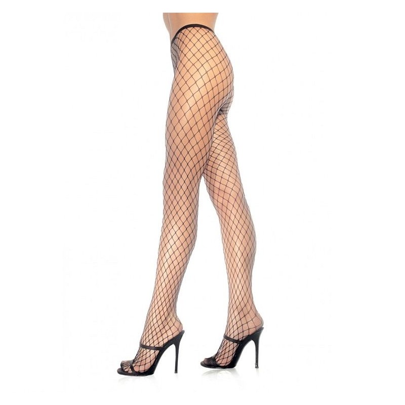 LEG AVENUE - CULOTTE EN FILET NOIR DIAMANT