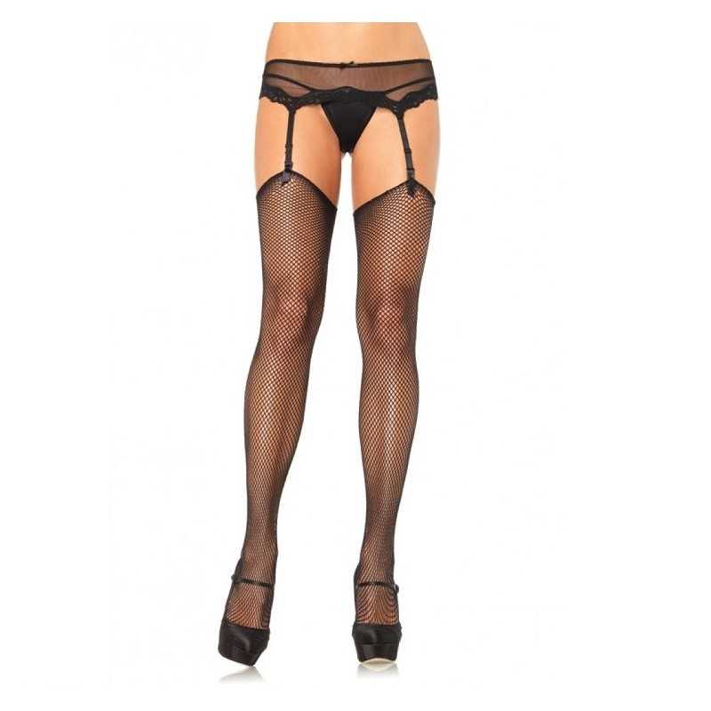 LEG AVENUE - NET STOCKINGS WITHOUT SUPERIOR SELF-ADHESIVE SILICONE