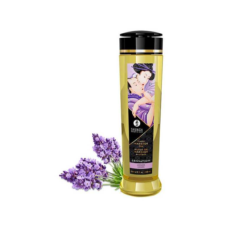 SHUNGA - ÓLEO DE MASSAGEM ERÓTICA SENSATION 240 ML