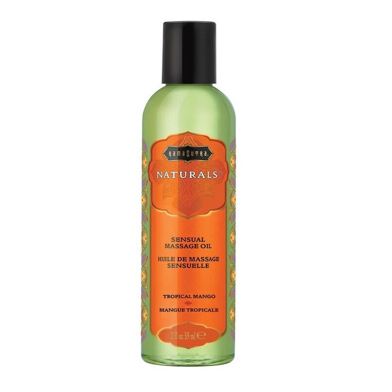 KAMASUTRA - HUILE DE MASSAGE NATURELLE LA MANGUE TROPICALE 59 ML