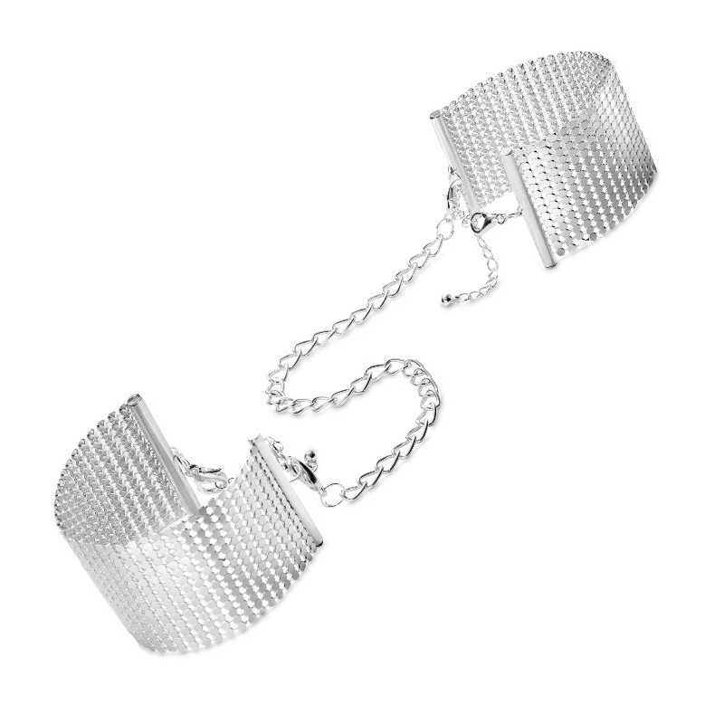 BIJOUX - DÉSIR MÉTALLIQUE SILVER METALLIC HANDCUFFS