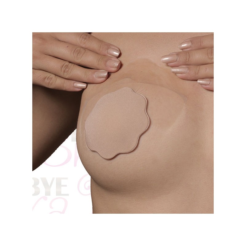 BYE-BRA - BREASTS ENHANCER + NIPPLE COVERS SILK CUP A/C