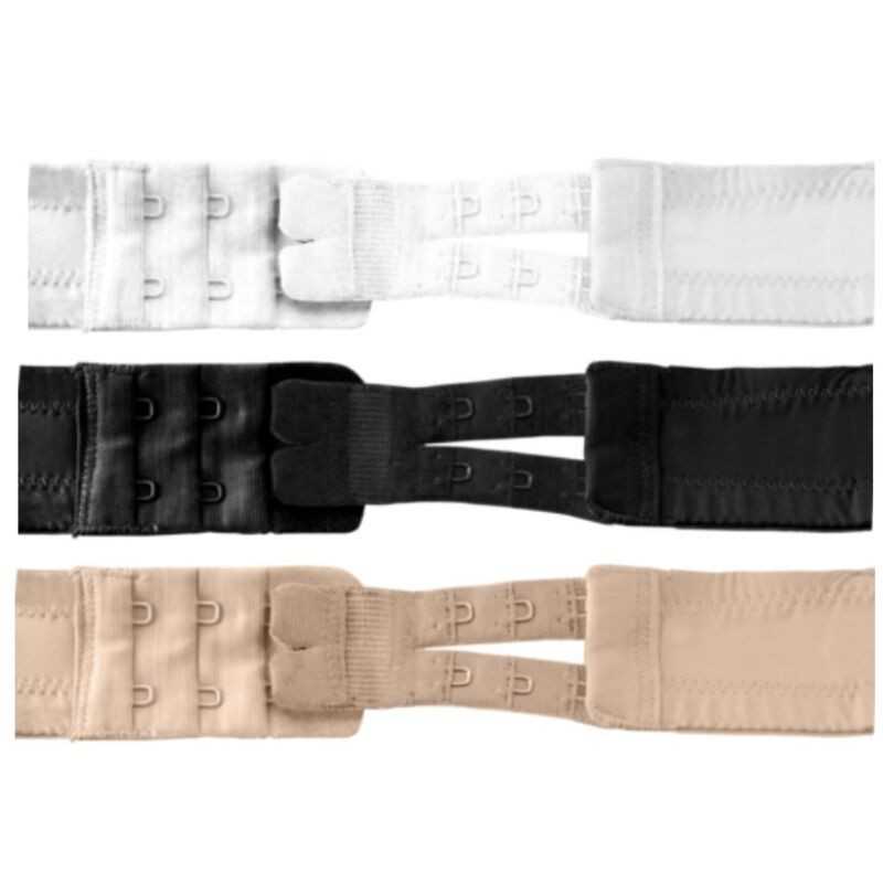 BYE-BRA - FLEXIBLE KONTURVERLÄNGERUNG 2 HAKEN 3 EINHEITEN BYE-BRA - FLEXIBLE KONTURVERLÄNGERUNG 2 HAKEN 3 EINHEITEN