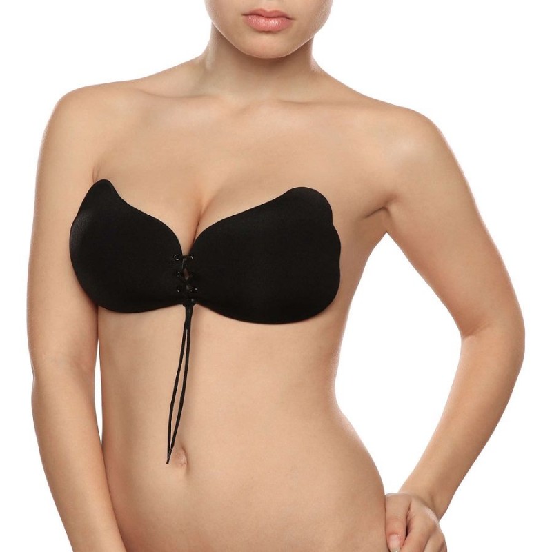 BYE-BRA - LACE-IT ENHANCEMENT PUSH-UP BLACK CUP C