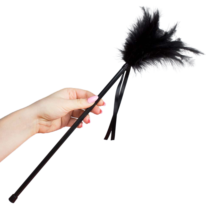 SECRETPLAY - BLACK FEATHERS 40 CM