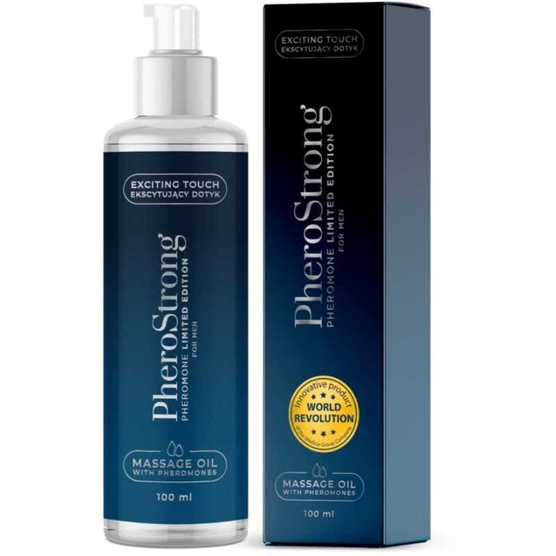 PHEROSTRONG - ÓLEO DE MASSAGEM EDIO LIMITADA HOMEM 100 ML PHEROSTRONG - ÓLEO DE MASSAGEM EDIO LIMITADA HOMEM 100 ML