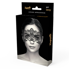 COQUETTE CHIC DESIRE - LACE MASK BLACK