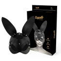 COQUETTE CHIC DESIRE - MASCHERA VEGANA IN PELLE CON ORECCHIE DI