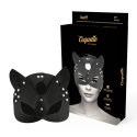 COQUETTE CHIC DESIRE - MASQUE EN CUIR VEGAN AVEC OREILLES DE