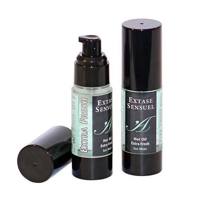 EXTASE SENSUAL - ÓLEO DE MASSAGEM COM EFEITO GELO EXTRA FRESCO 30 ML