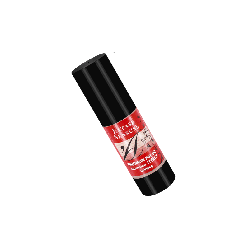 EXTASE SENSUAL - HEATING EFFECT MASSAGE OIL WITH LOLLIPOP