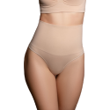 BYE-BRA - CINTO SEM EMENDA ESTILO TANGA BEIGE TAMANHO XXL