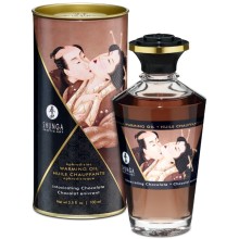 SHUNGA - ÓLEO DE MASSAGEM COM EFEITO CALOR SABOR INTENSO DE