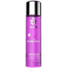 SWEDE - FRUITY LOVE MASSAGEÖL MIT WÄRMENDEM EFFEKT, ROSA HIMBEERE UND RHABARBER 60 ML