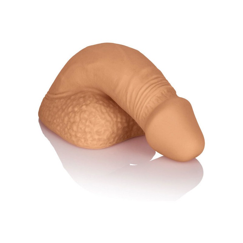 CALEXOTICS - EMBALAGEM DE SILICONE PÊNIS 12.75 CM CARAMELO